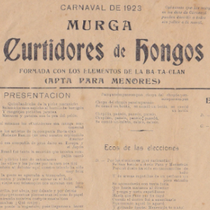 Curtidores de hongos · 1923